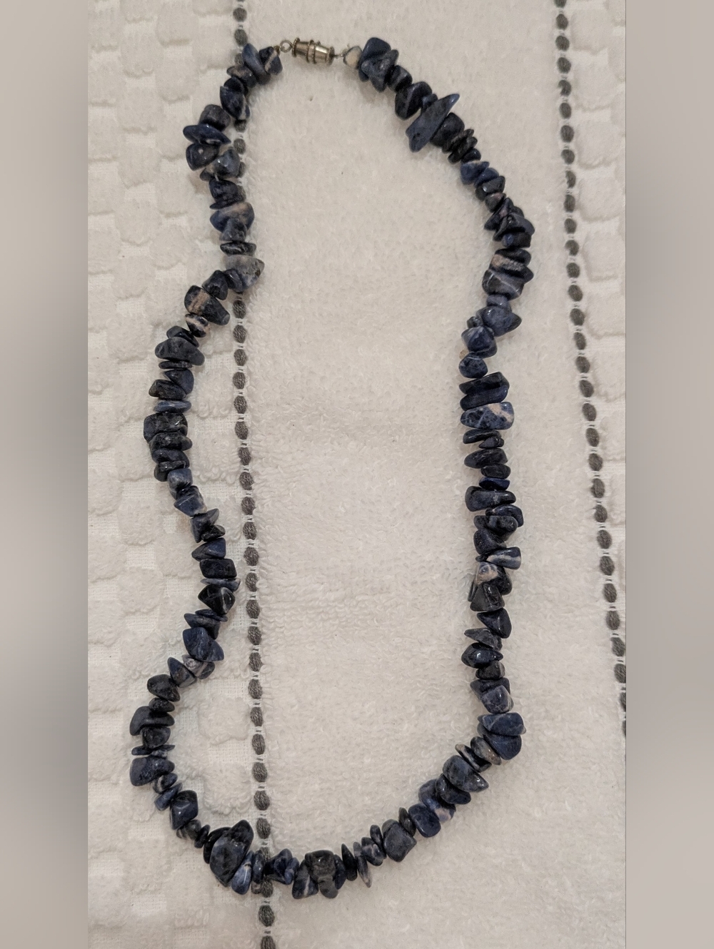 Blue Sodalite Chip Necklace
